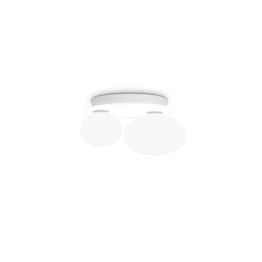 Aplica Ninfea, 2xG9, IP20, alba, Ideal Lux