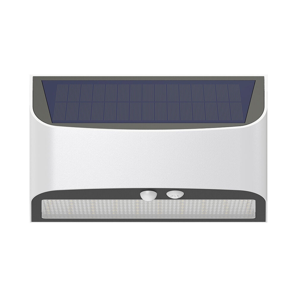 Aplica solara LED cu senzor de miscare, 6W, 600lm, lumina rece (6500 K), IP54, 10h, Braytron - imagine 4