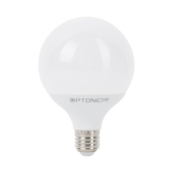 Bec LED 12W(75W) Optonica, E27 G95, 1200 lm, lumina neutra (4500K), clasa energetica F