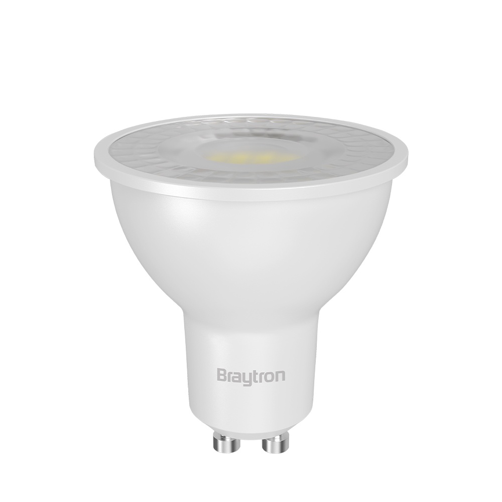 Bec led GU10 7W (50W), 290lm, 38 grade, lumina aurie, semitransparent, Braytron