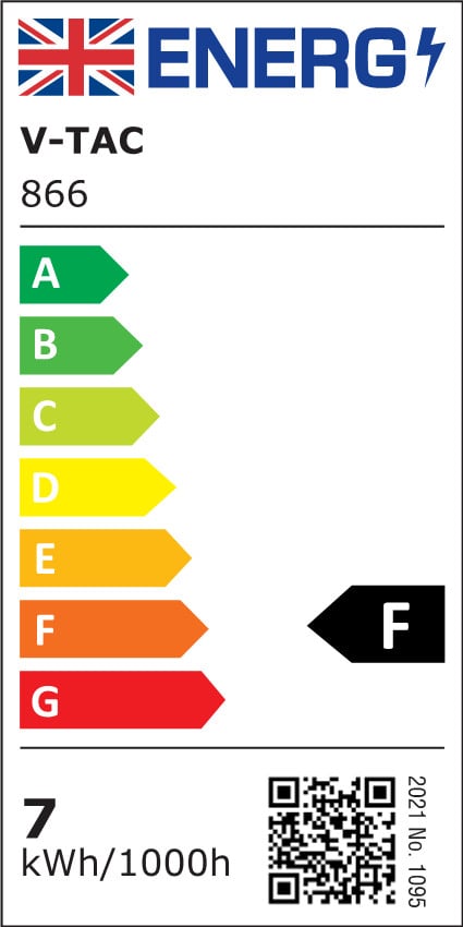 Bec LED sferic V-TAC, 7W(45W), cip Samsung, E27 G45, 600 lm, lumina calda (3000K), opal, clasa energetica F
