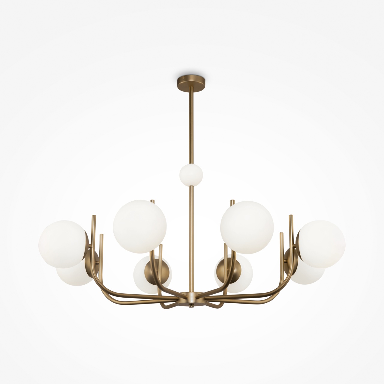 Candelabru Rendez-Vous MOD109PL-08BS, 8xE14, arama+alb, IP20, Maytoni