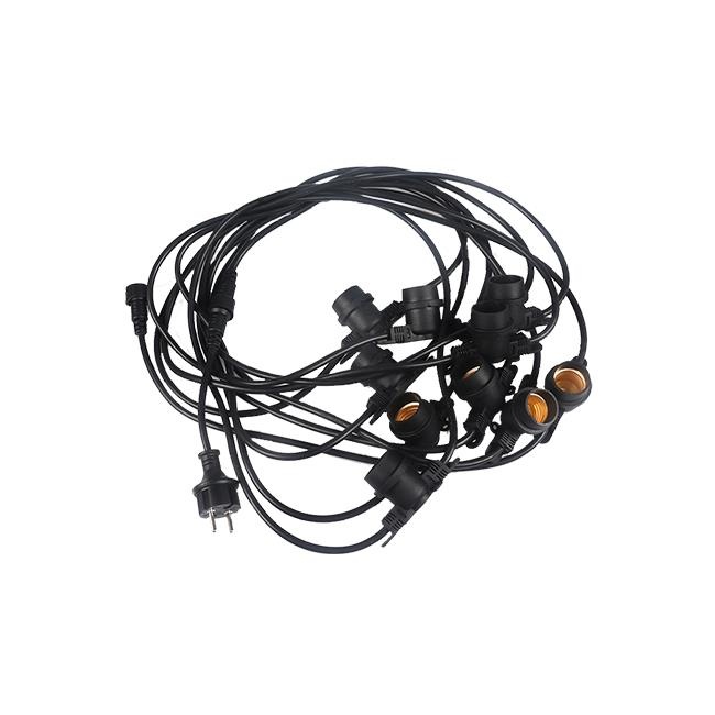 Ghirlanda luminoasa, 10 becuri, dulie E27, 10M, protectie IP44 - 1 | YEO