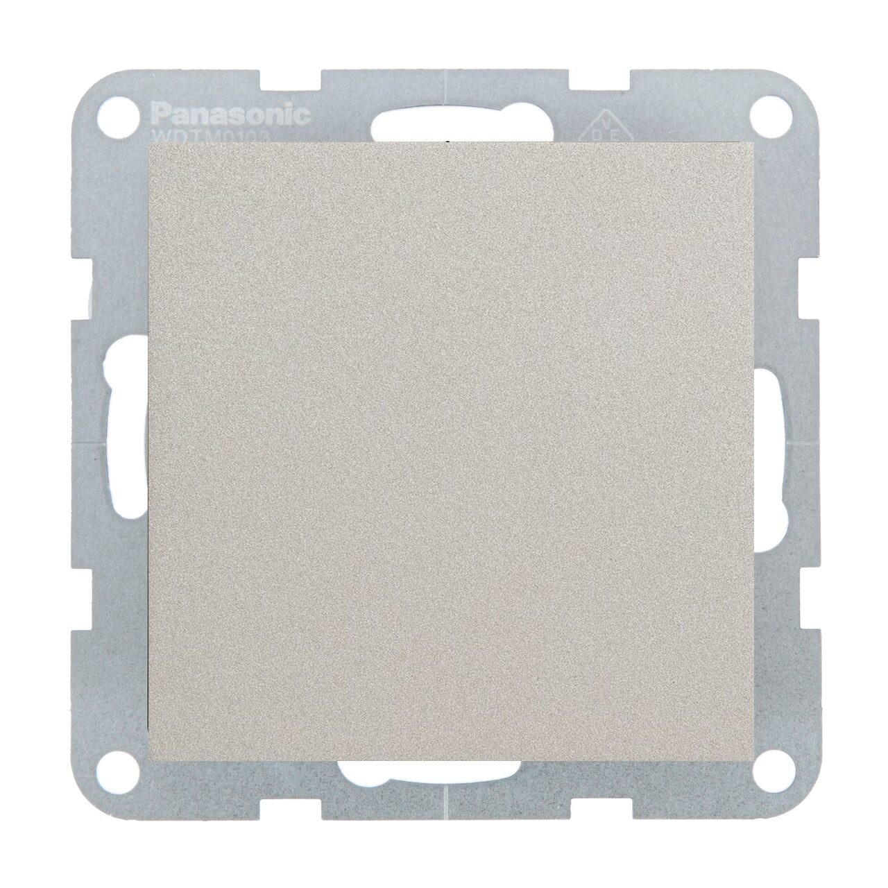 Intrerupator simplu 10A, IP20, Bronz, Panasonic Karre Plus 55