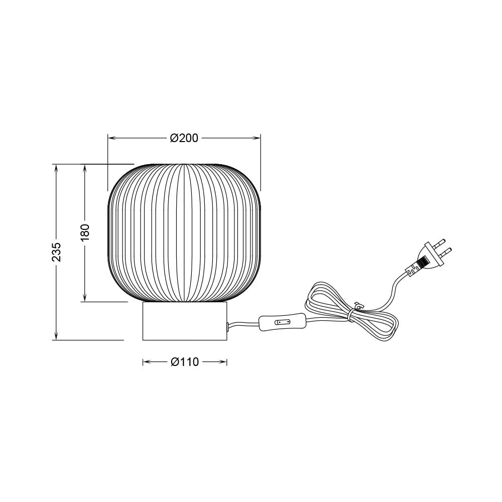 Lampa de birou BR-BV01-00093, cu intrerupator, 1xE27, neagra+alba, IP20, Braytron