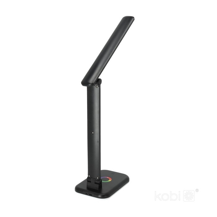 Lampa de birou LED NOBLITE RGB, 7W, lumina calda/neutra/rece, dimabila, neagra, Kobi - 3 | YEO