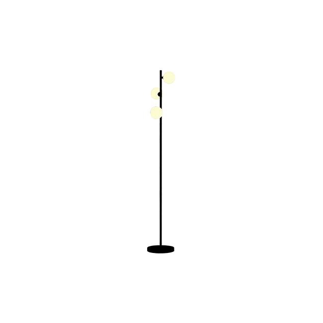 Lampadar Velt, 3xG9, IP20, negru, Masterled - Imagine 1