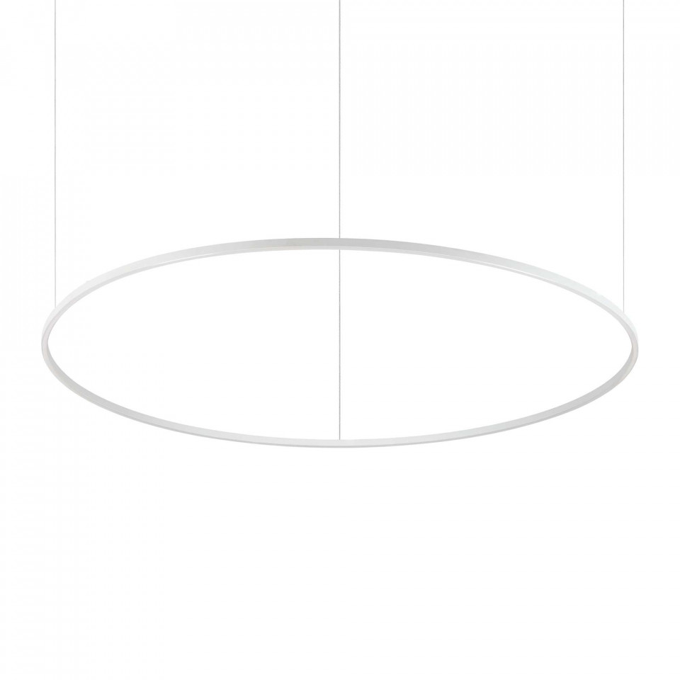 Lustra LED Oracle 265957, rotunda, 87W, 6250lm, lumina calda, IP20, alba, Ideal Lux