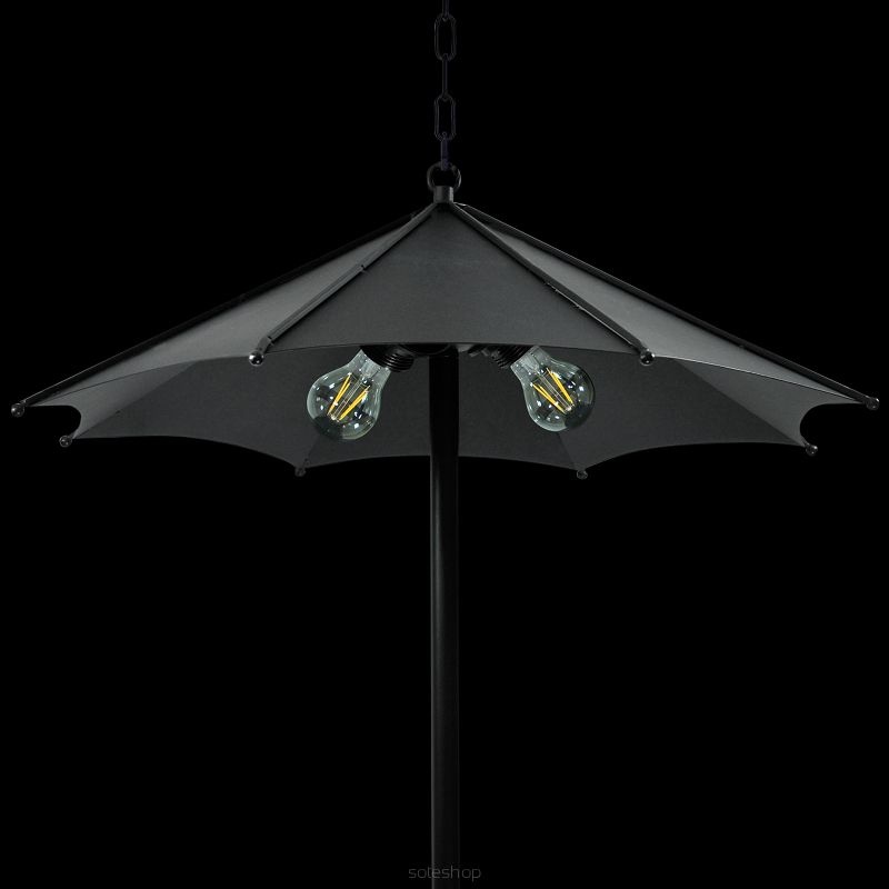 Lustra Parasol, 3xE27, negru, IP20, Polux - 1 | YEO