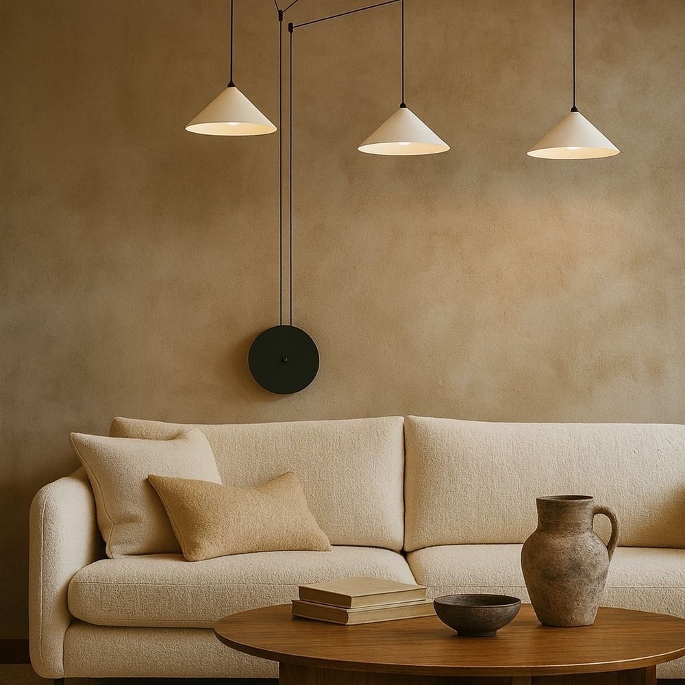 Lustra Spread 3W, 3xE27, alba, Klausen