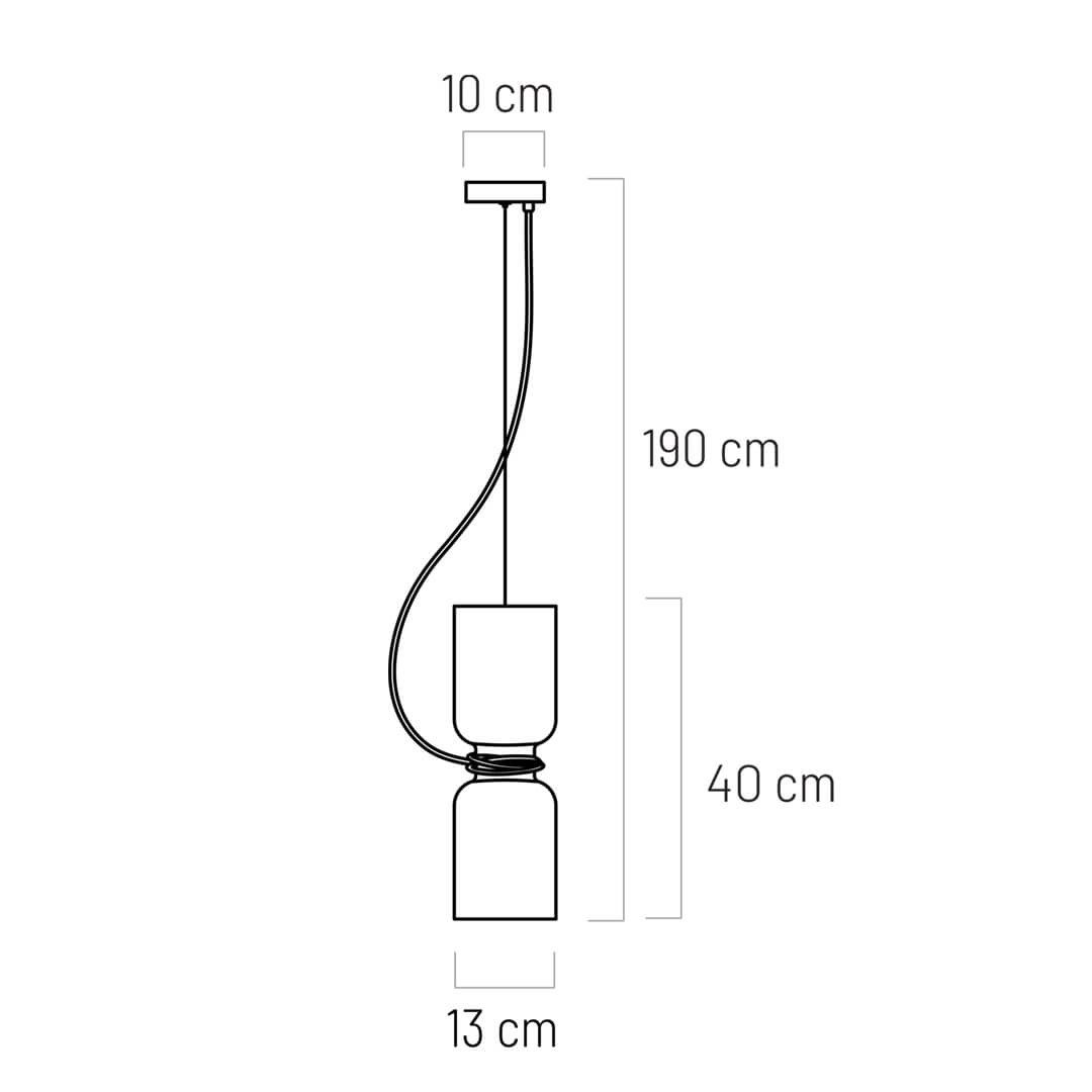 Pendul Abel KL111103, 2xE27, crem, IP20, Klausen - 4 | YEO