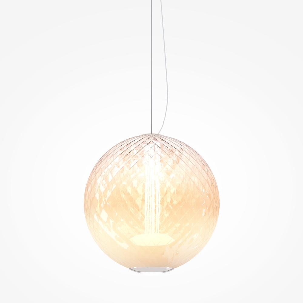 Pendul Bruma, 15W, lumina calda (2700 K), crom, Maytoni - imagine 3