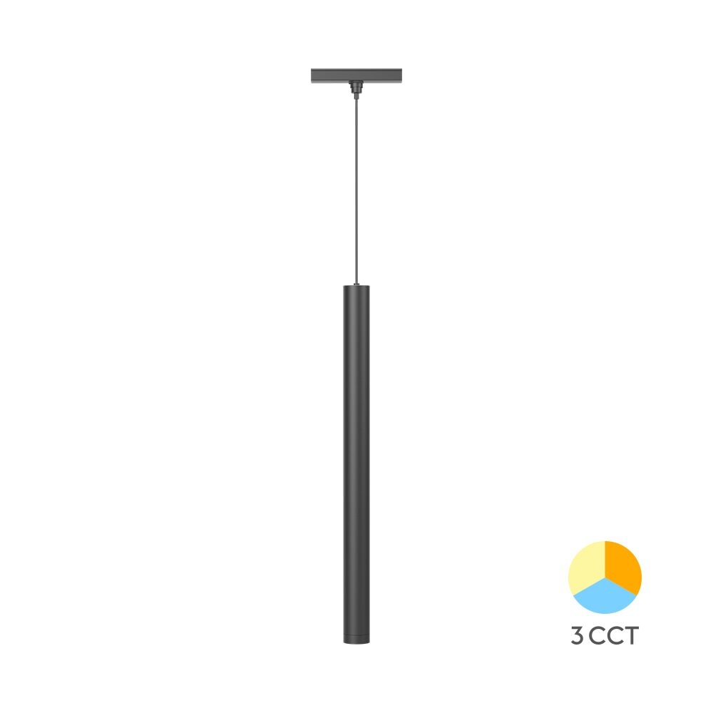 Pendul LED pentru sina magnetica S20B-PDT030, 7W, 520 lm, lumina calda/neutra/rece, negru, Braytron