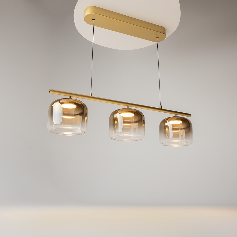 Pendul LED Spirito 14W, lumina calda (3000 K), dimabil, auriu, Maytoni - imagine 2