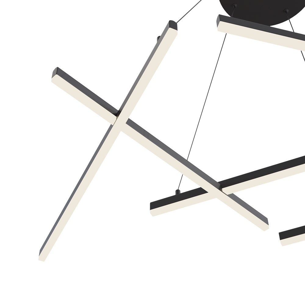 Pendul Line, 79W, lumina calda (3000K), negru, Maytoni - imagine 3