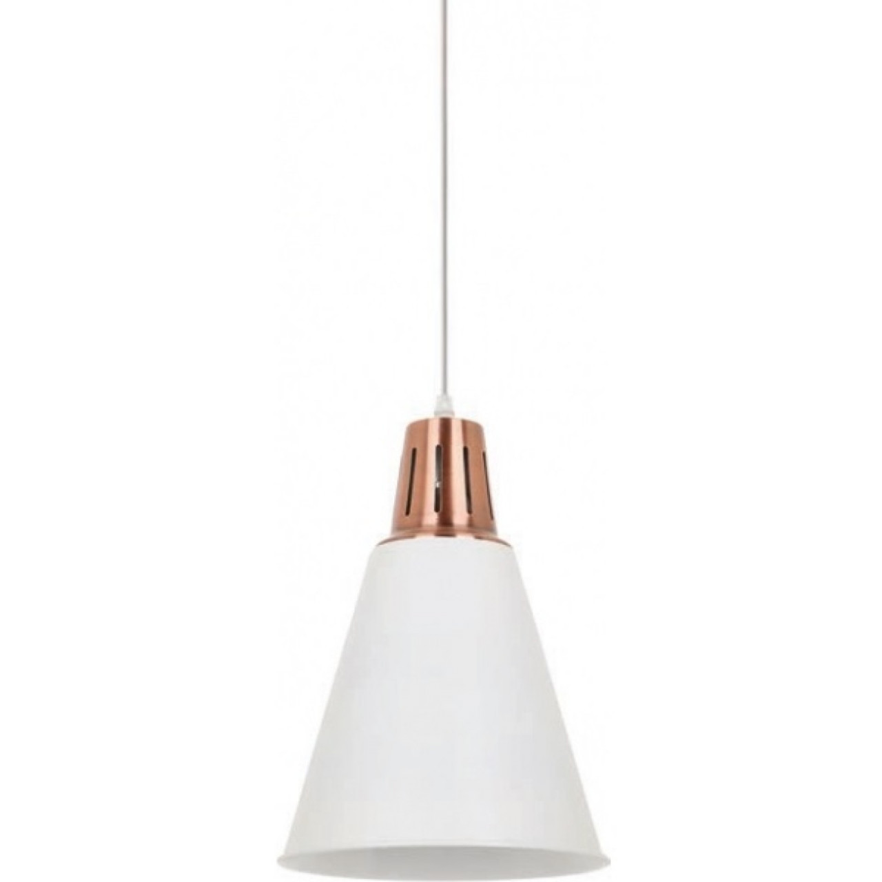 Pendul Shade KL6237, 1xE27, alb+cupru, IP20, Klausen