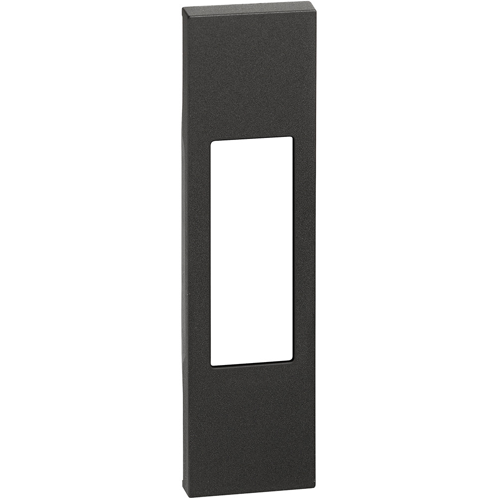 Placa pentru priza standard italian, 1 modul, neagra, Bticino Living Now