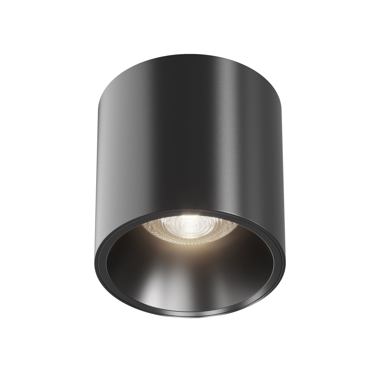 Plafoniera LED Alfa C064CL-L12B4K-D, dimabila, 12W, 900lm, lumina neutra, IP20, neagra, Maytoni