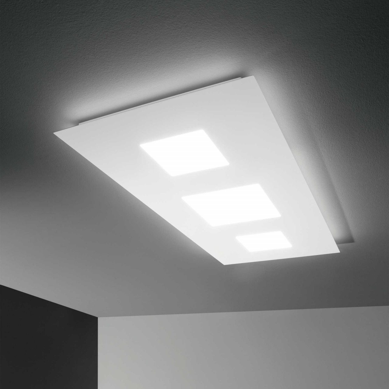 Plafoniera LED Relax 255934, 58W, 4600lm, lumina calda, IP20, alba, Ideal Lux - 1 | YEO