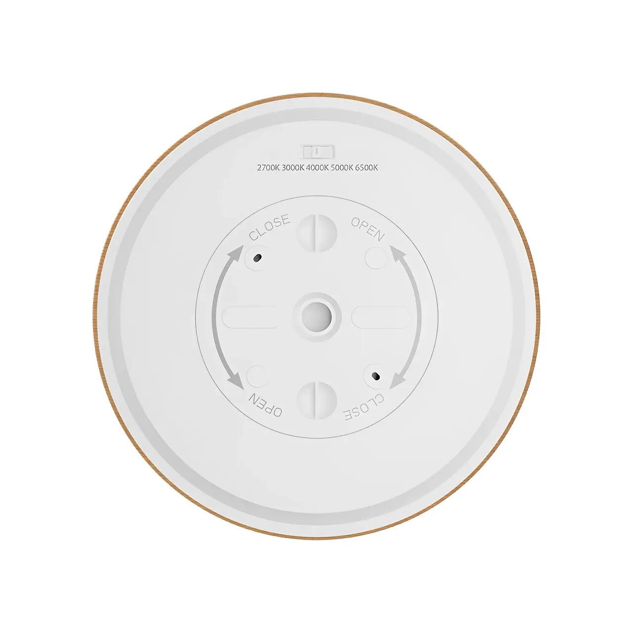Plafoniera LED rotunda Jade 20W, 1600 lm, lumina calda/neutra/rece, IP40, imitatie lemn, Braytron