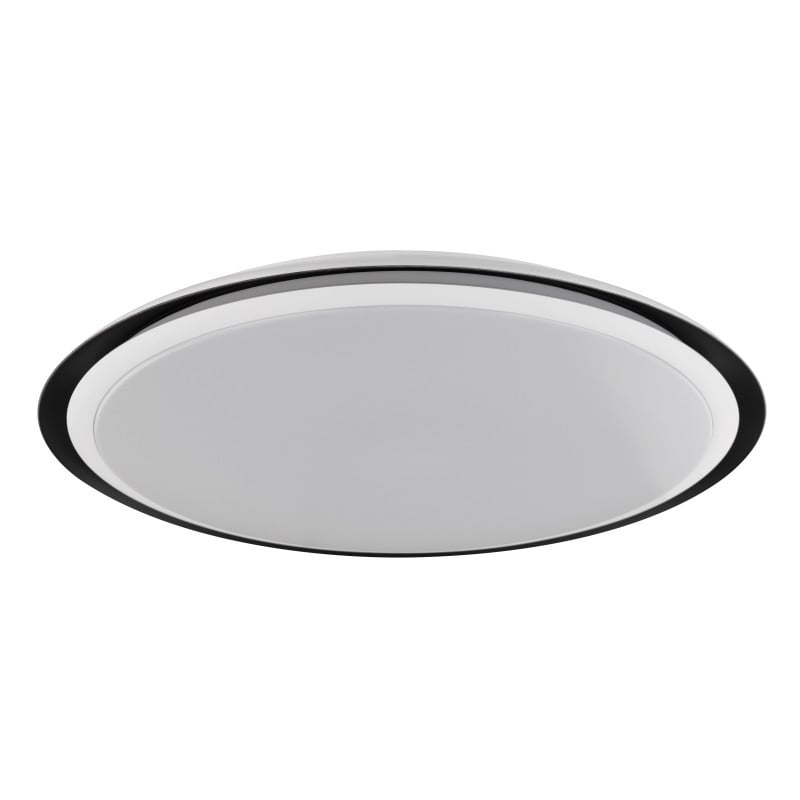 Plafoniera LED Xaver 41359-40RGBS, cu telecomandă, RGB, 40W, 4000lm, lumina calda+neutra+rece, IP20, neagra+alba, Globo Lighting - 1 | YEO