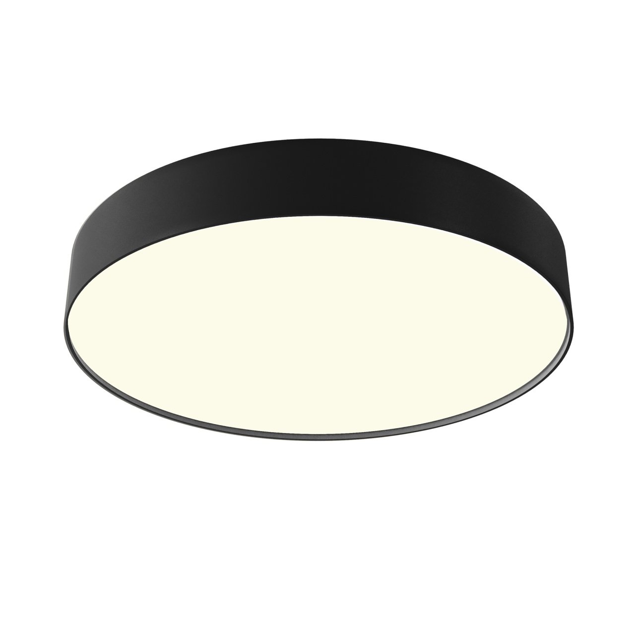 Plafoniera LED Zon C032CL-45W3K-RD-B, 45W, 2540lm, lumina calda, IP20, neagra, Maytoni