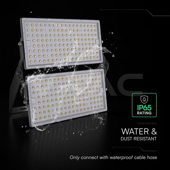 Proiector LED CREE 500W, lumina rece (6500K), 67500 lm, negru, IP65, V-TAC - imagine 5