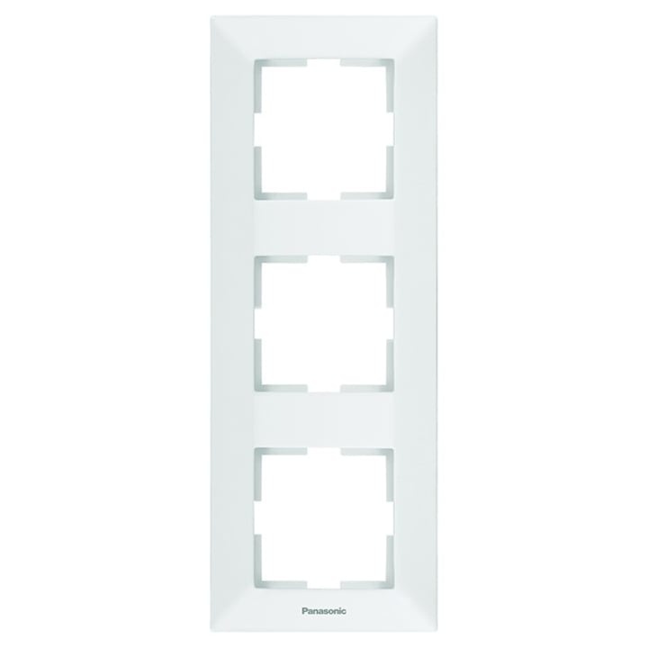 Rama 3 module verticala IP 20, Alb, Panasonic Arkedia