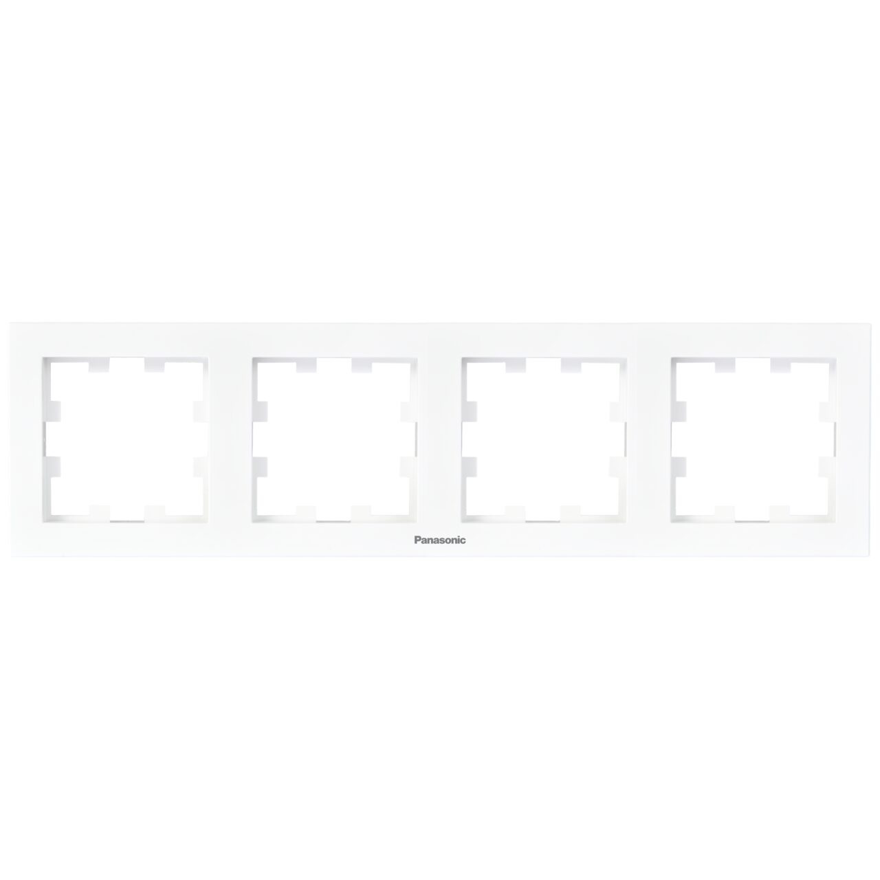 Rama 4 module orizontala, IP20, Alb, Panasonic Karre Plus 55