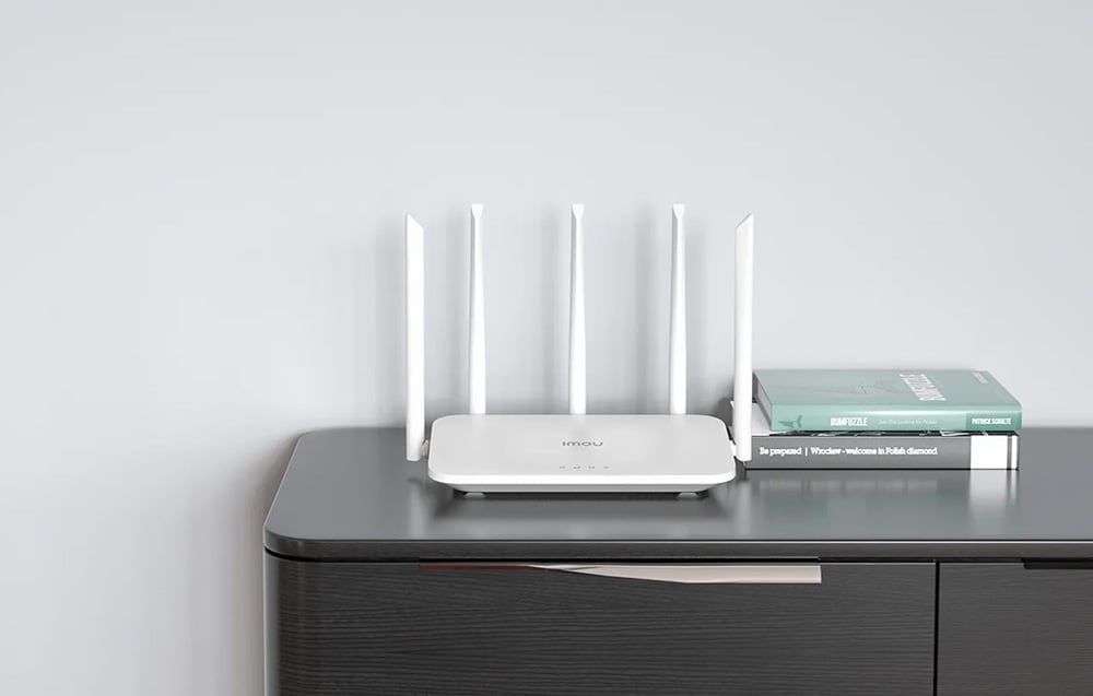 Router WiFi HX21, dual band, Wi-Fi 6, Mesh, 5 antene, IMOU - 2 | YEO