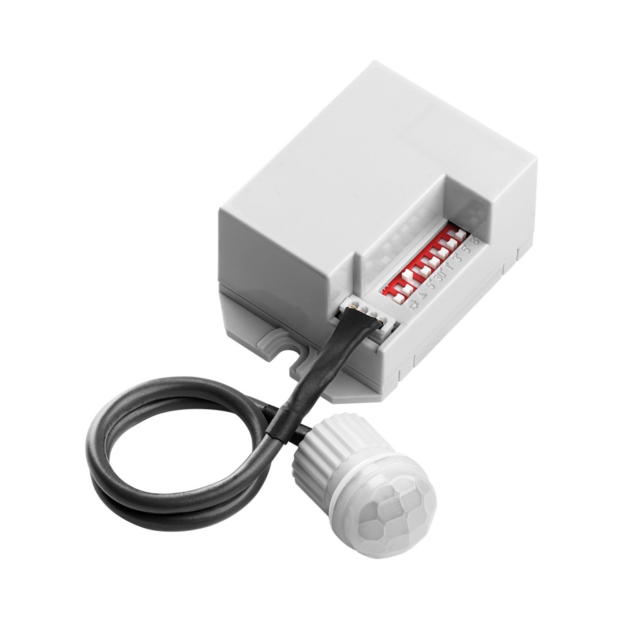 Senzor infrarosu incastrabil Orno LED 12-24V, 60-120W, IP20, 360 grade, alb
