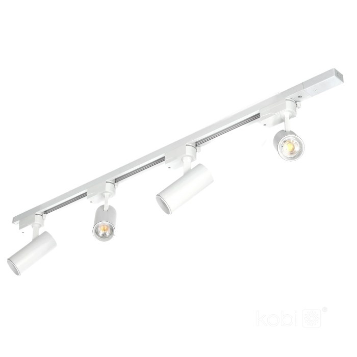 Set sina NEXTRACK GO Kobi 1m, 4 spoturi GU10, alb, 230V, fara bec