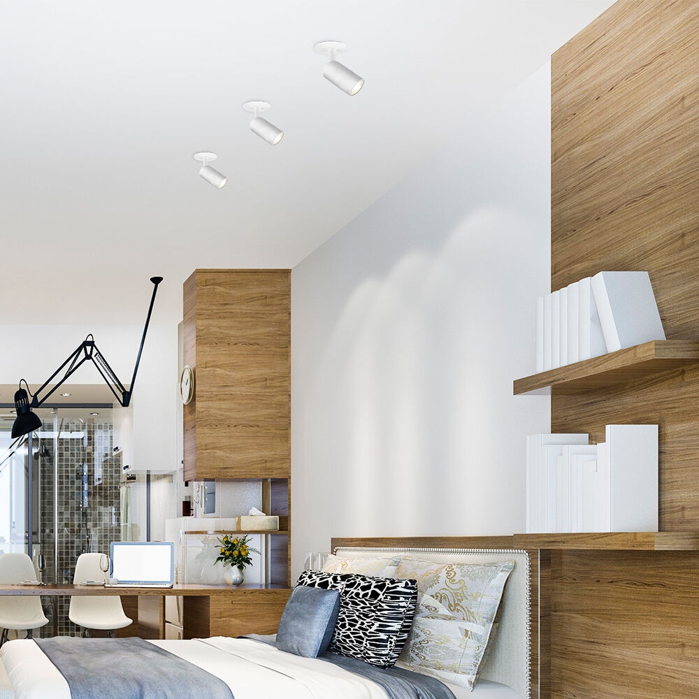 Spot aplicat GU10 Beta, aluminiu, negru, IP20, Braytron - imagine 2