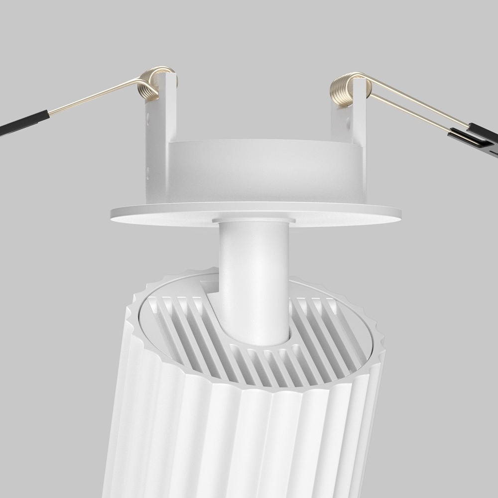 Spot incastrat Calipso, 1xGU10, alb, Maytoni - imagine 4