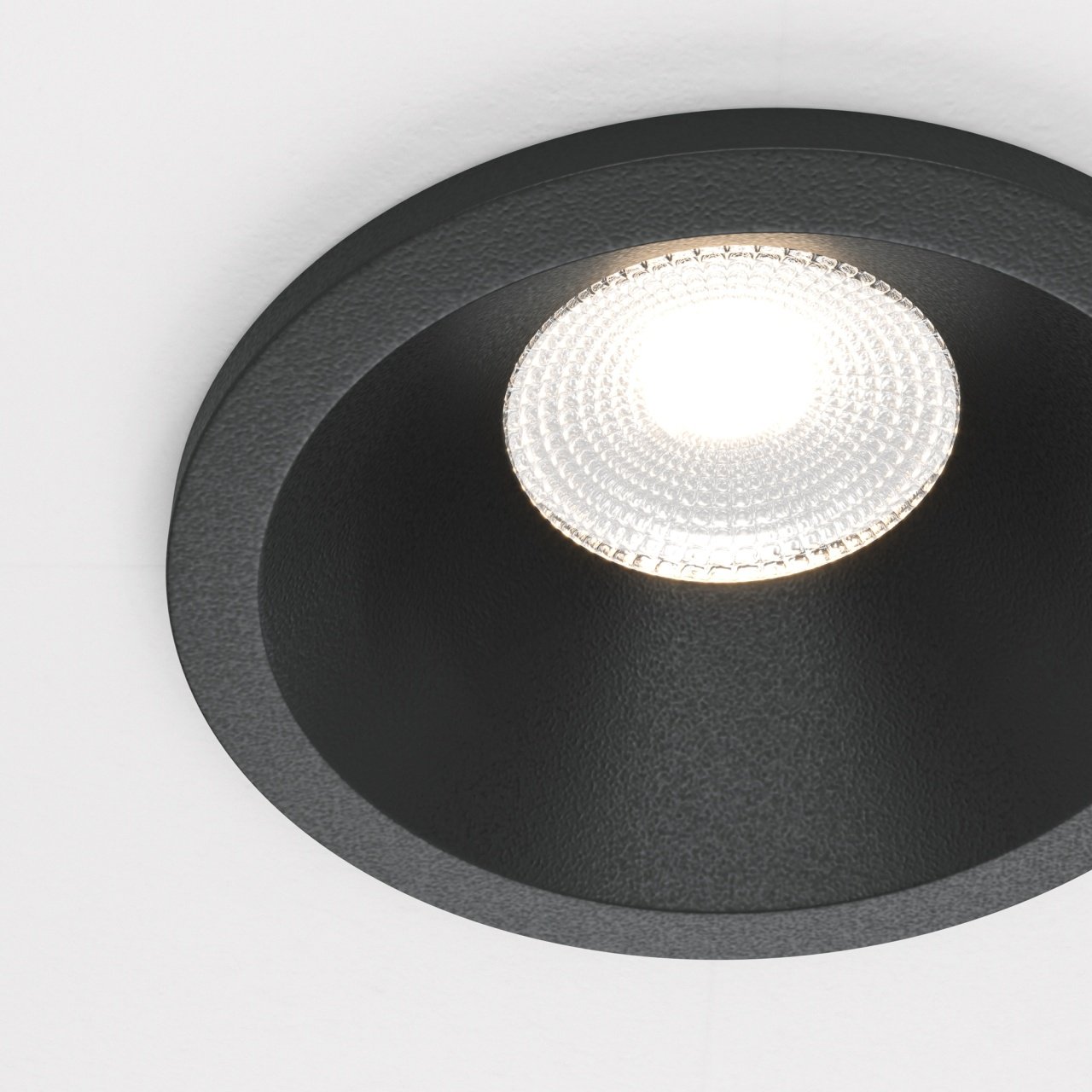 Spot LED 6W Incastrat, Dimabil, Maytoni, 390lm, Lumina Neutra (4000K), Negru - 1 | YEO