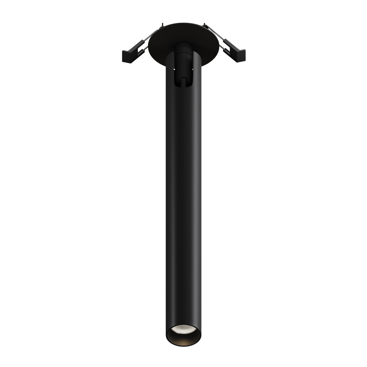 Spot LED 6W Incastrat, Maytoni C141RS-L300-6W3K-B, 270lm, Lumina Calda (3000K), Negru