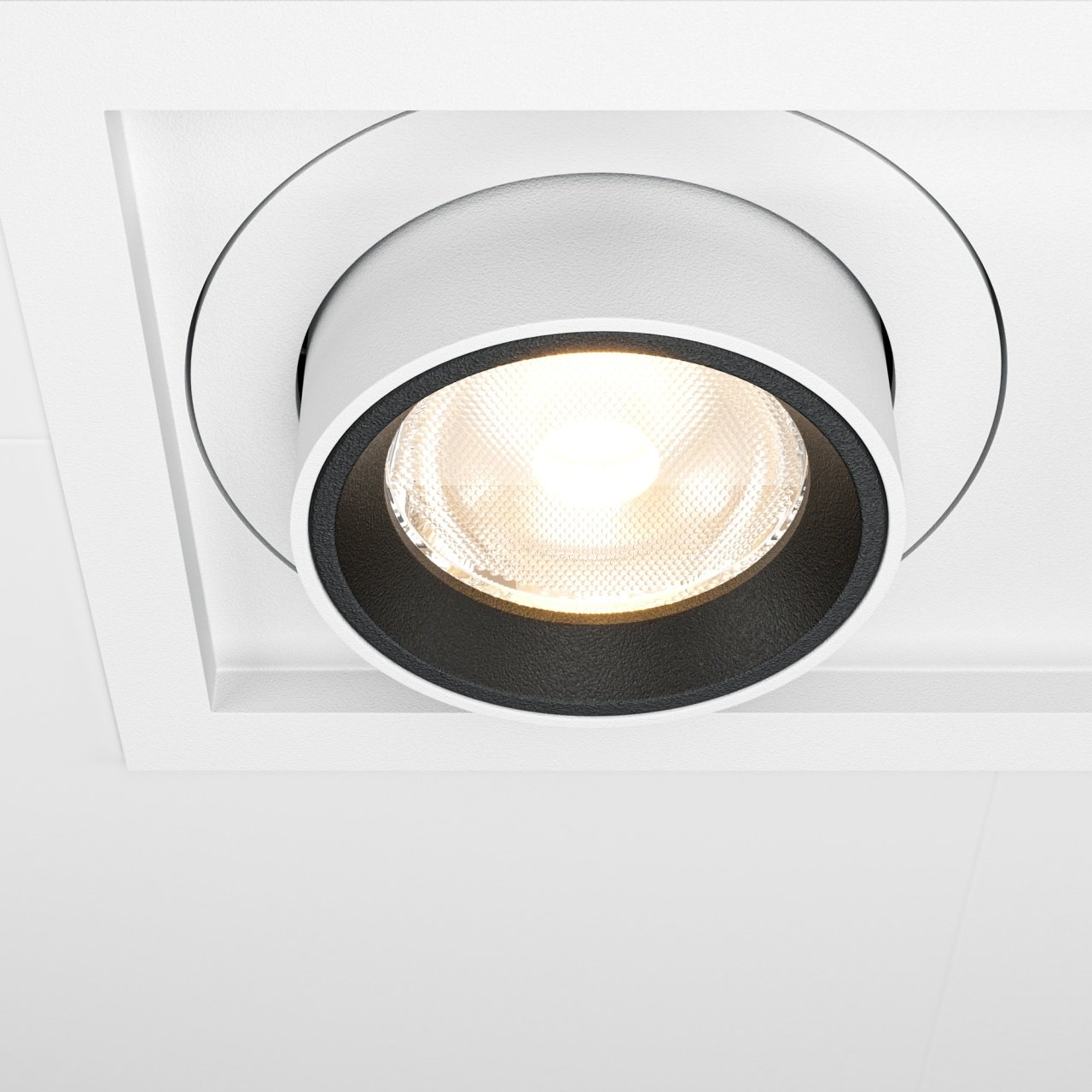 Spot LED Hidden DL095-02-10W3K-W, 20W, 1450lm, lumina calda, IP20, alb, Maytoni - 1 | YEO