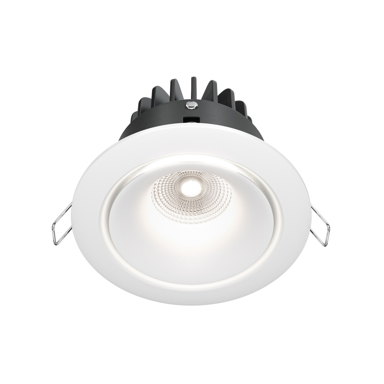 Spot LED Yin DL031-L12W4K-W, incastrat, 12W, 960lm, lumina neutra, IP20, alb, Maytoni