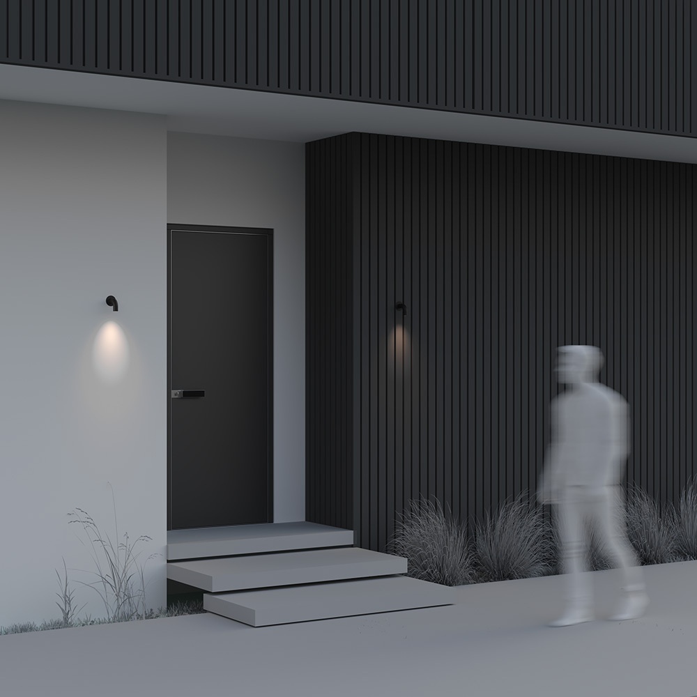 Stalp exterior Sleek, 4W, lumina calda (3000K), IP65, grafit, Maytoni - imagine 5