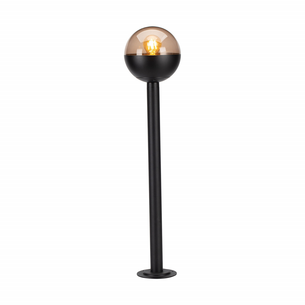 Stalp pentru exterior Kora, 1 bec, dulie E27, negru, Klausen - imagine 5