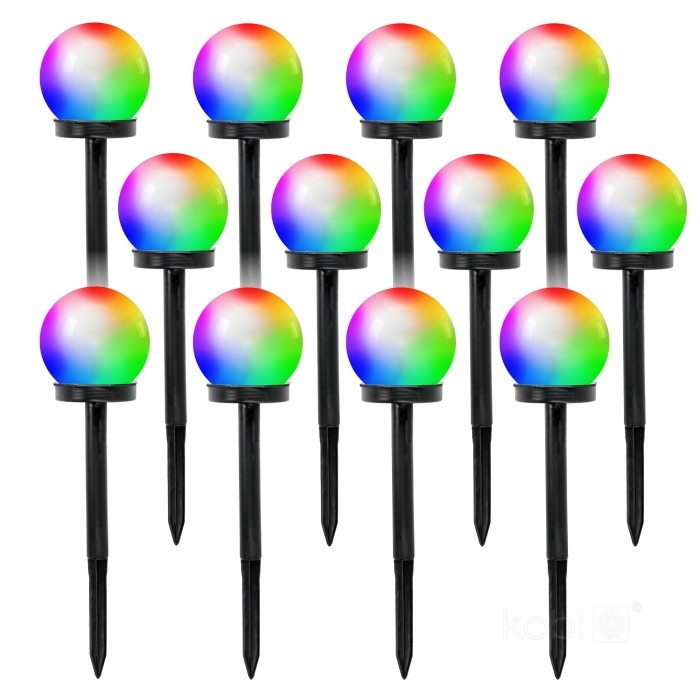 Stalp solar LED RGB SPHERE G2, IP44, Kobi - imagine 3
