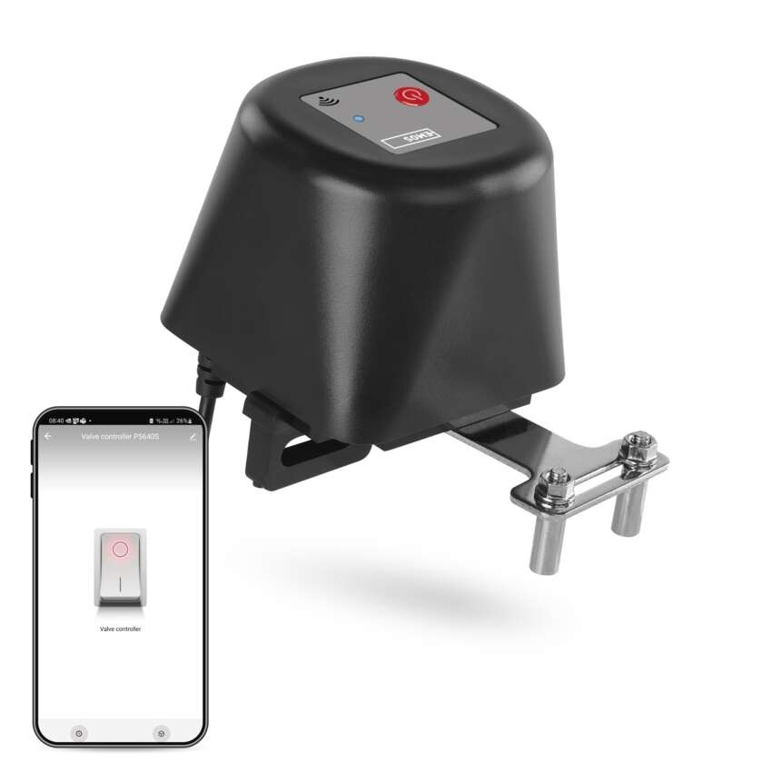 Valva motorizata Zigbee, GoSmart, apa/gaz, Emos - 1 | YEO