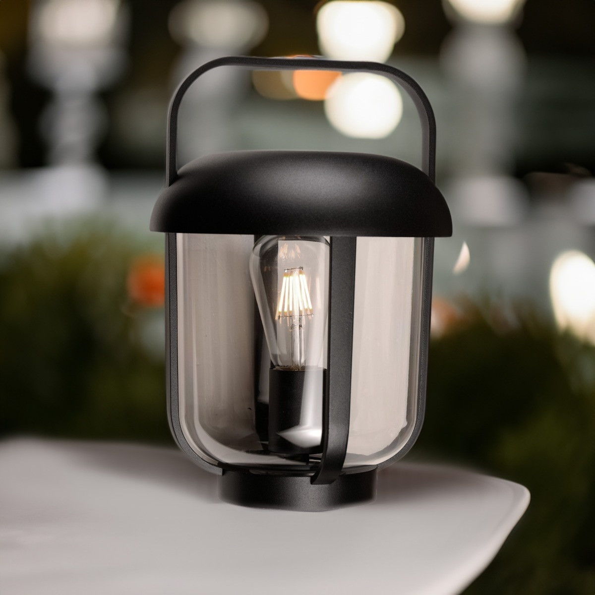 Veioza pentru exterior Tolson, 1 bec, dulie E27, neagra, Klausen - imagine 8