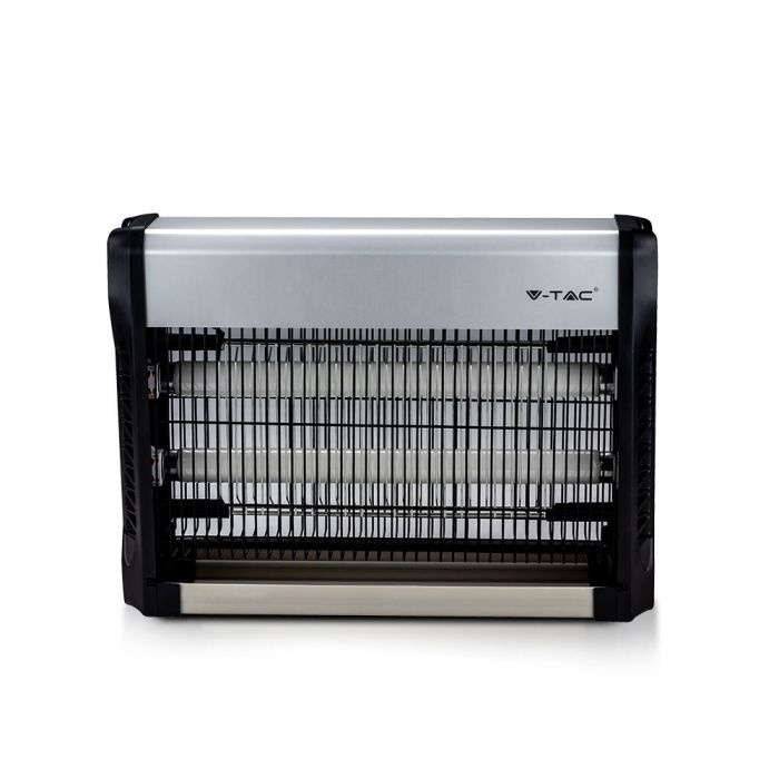 Aparat anti insecte V-TAC VT-3220, 20W, AC 220-240V, aluminiu, EU plug, 80m2