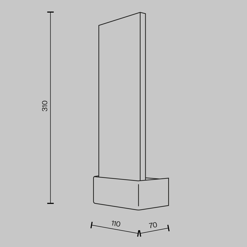 Aplica LED Ornate, 2W, lumina calda (3000K), crom, Maytoni - imagine 7