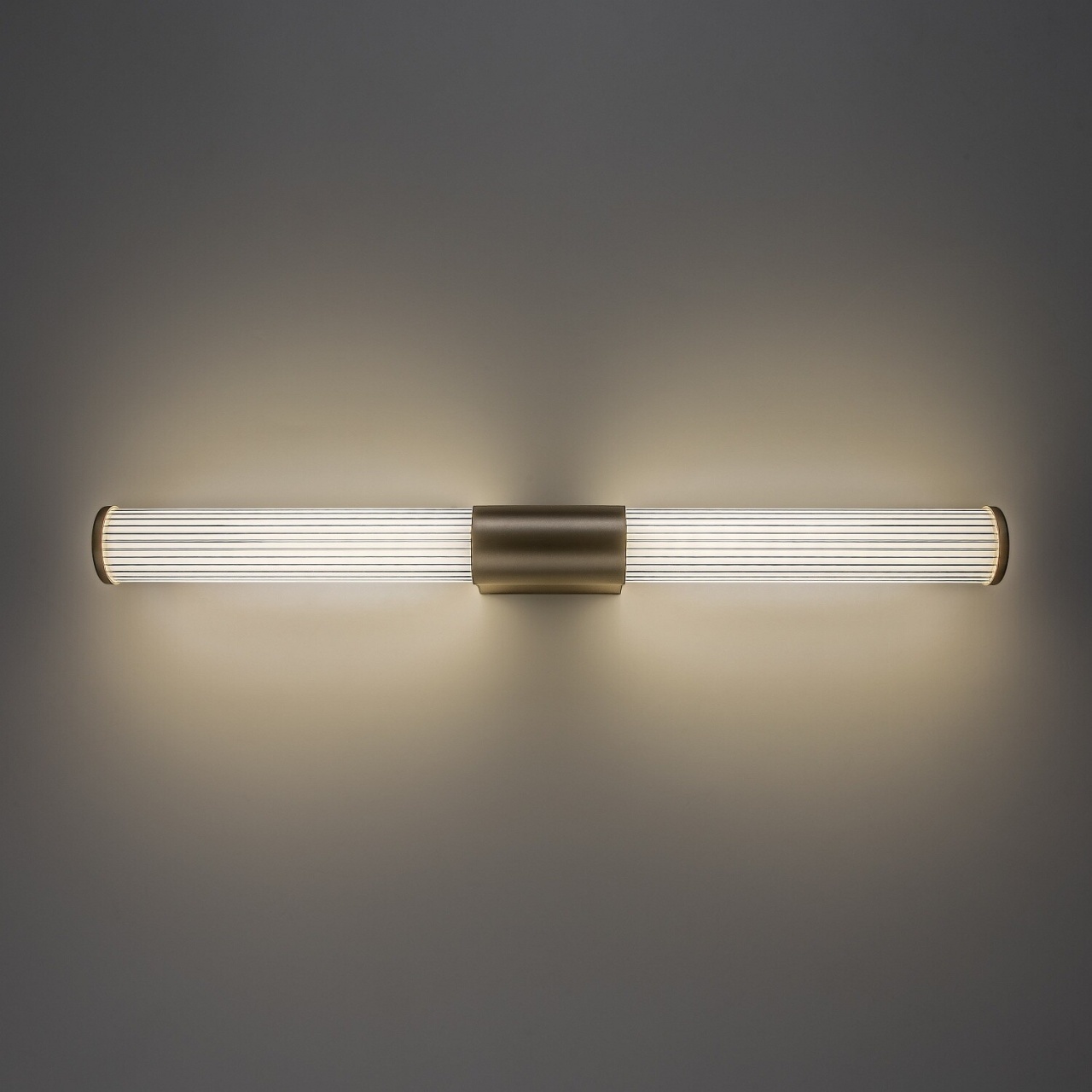 Aplica LED pentru baie Calyn, 15W, 1450 lm, lumina neutra (4000 K), IP44, aurie, Rabalux