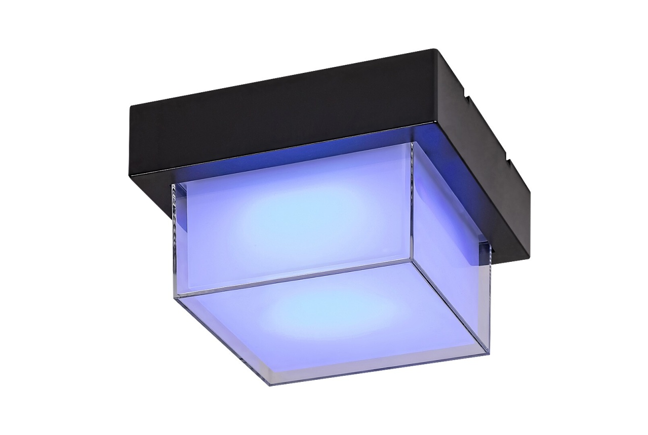 Aplica patrata exterior LED Durbe, 10W, RGB, lumina calda/neutra/rece, IP54, Rabalux - imagine 3