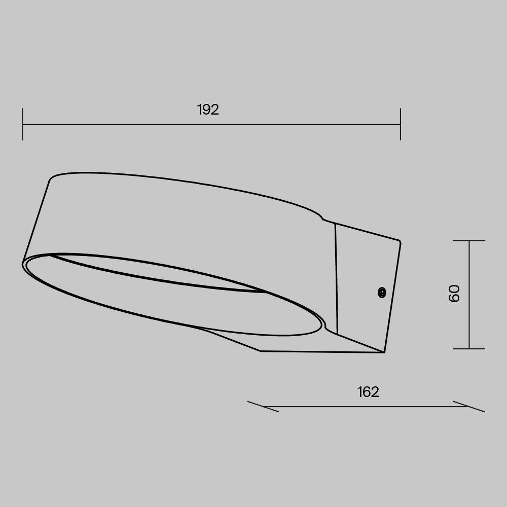 Aplica pentru exterior LED Share O443WL-L12GF3K, 12W, 850lm, lumina calda, IP54, grafit, Maytoni