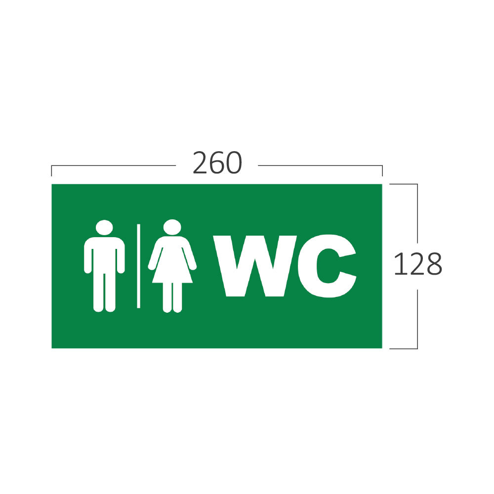 Autocolant WC, pentru lampi BC14-01100, Braytron