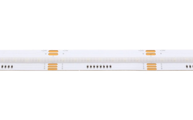 Banda LED Optonica, COB, RGB + 6000K, 24V, 12W/m, 640 LED/m, 5m/rola - 1 | YEO